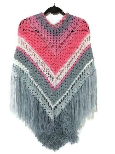 Poncho-crochet-handmade-handmade poncho fashion